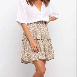 Polkadot Mini Skirt